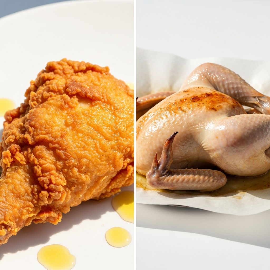 Baking vs Frying comparison